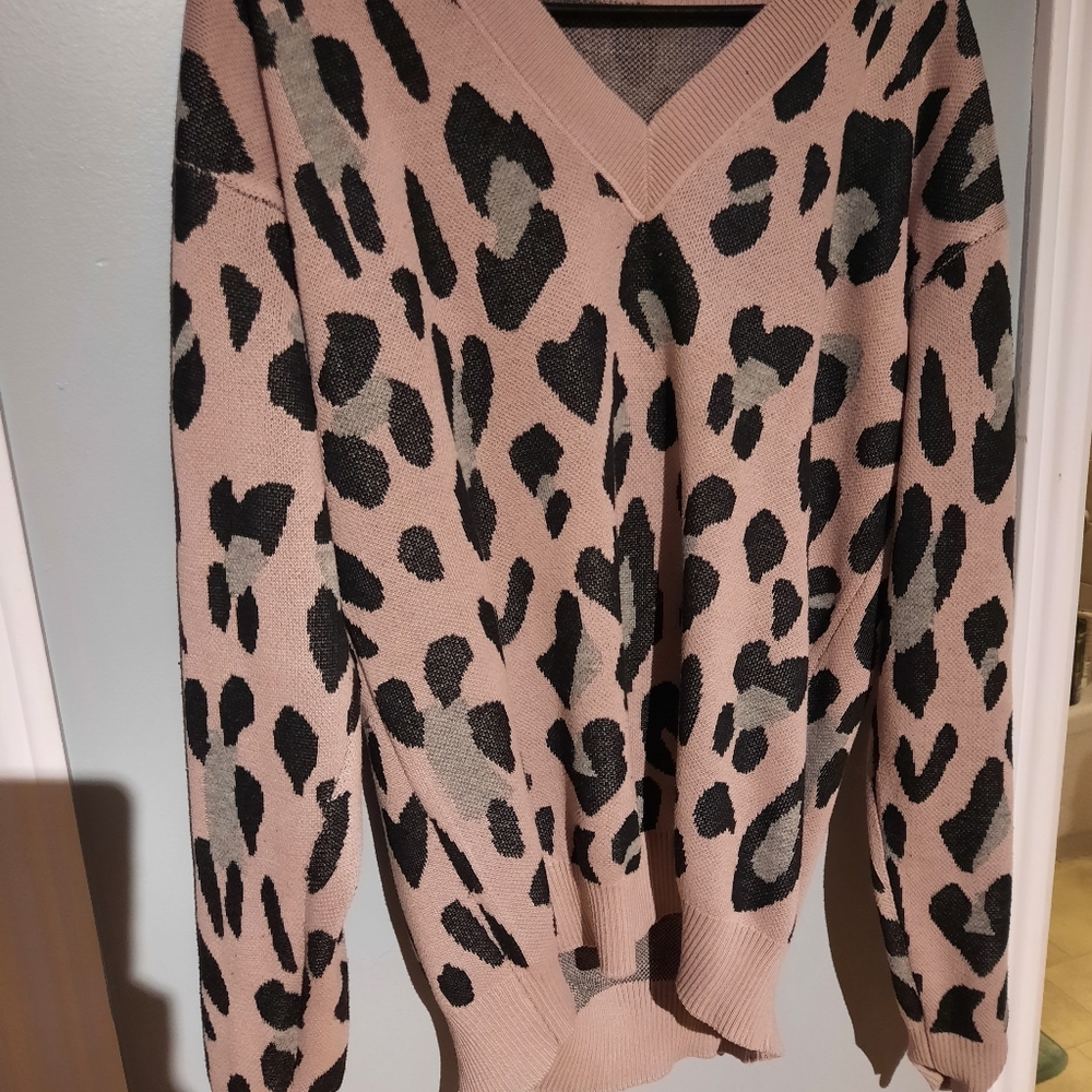 leopard Print Sweater